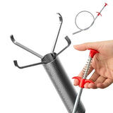  -  60cm Bendable Drain Clog Dredge Tools Water Sink Cleaning Hook Sewer Dredging Spring Pipe Hair Remover Bathroom Hair Cleaner -  NF Collection